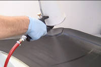 Spraying the GC50 epoxy compatible gelcoat (optional)